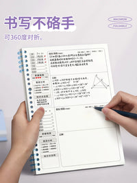 B5 Subject-Specific Error Notebook for Students - Detachable Correction Book with Ebbinghaus Forgetting Curve