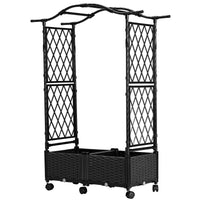 Outdoor Garden Arch Trellis for Climbing Plants and Yard Decor