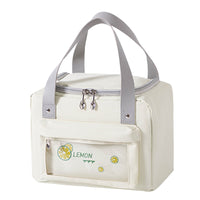 Japanese Style Insulated Lunch Bag with Aluminum Foil Lining for Picnics and Travel