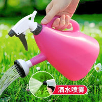 Indoor Outdoor Plant Watering Can with Spray Nozzle for Gardening