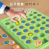 Flip Chess Board Game for Kids, Educational Focus and Logic Training Toy