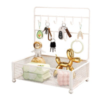 Entryway Key Storage Box with Shelf and Wall Mount Option