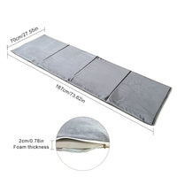 Velvet Warm Napping Mat for Office and Leisure, Waterproof Floor Mat