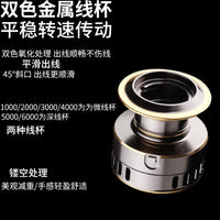 Full Metal Spinning Fishing Reel for Sea Rod Raft Fishing and Long-Distance Casting