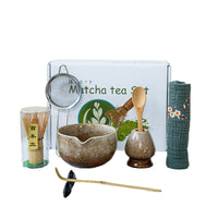 Japanese Matcha Tea Ceremony Set with Bamboo Whisk and Bowl