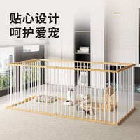 Modular Pet Playpen for Small to Medium Dogs and Cats, Easy Assembly Indoor/Outdoor Pet Enclosure