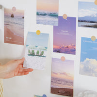 Decorative Wall Art Postcards for Bedroom Living Room, Aesthetic Photo Background Cards
