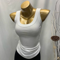 U-Neck Wide Strap Slimming Camisole Tank Top with Underarm Coverage