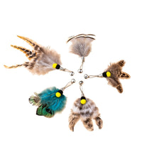 CFA-Grade Cat Teaser Wand Refill Heads for Kittens and Cats