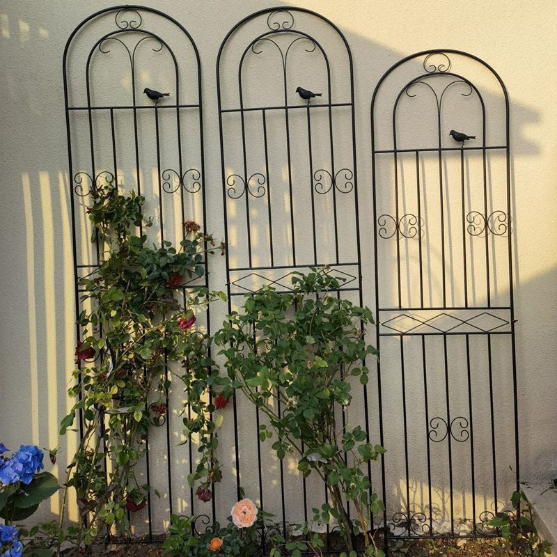 Metal Garden Trellis for Climbing Plants, Roses, Clematis - Outdoor Decorative Arch Support