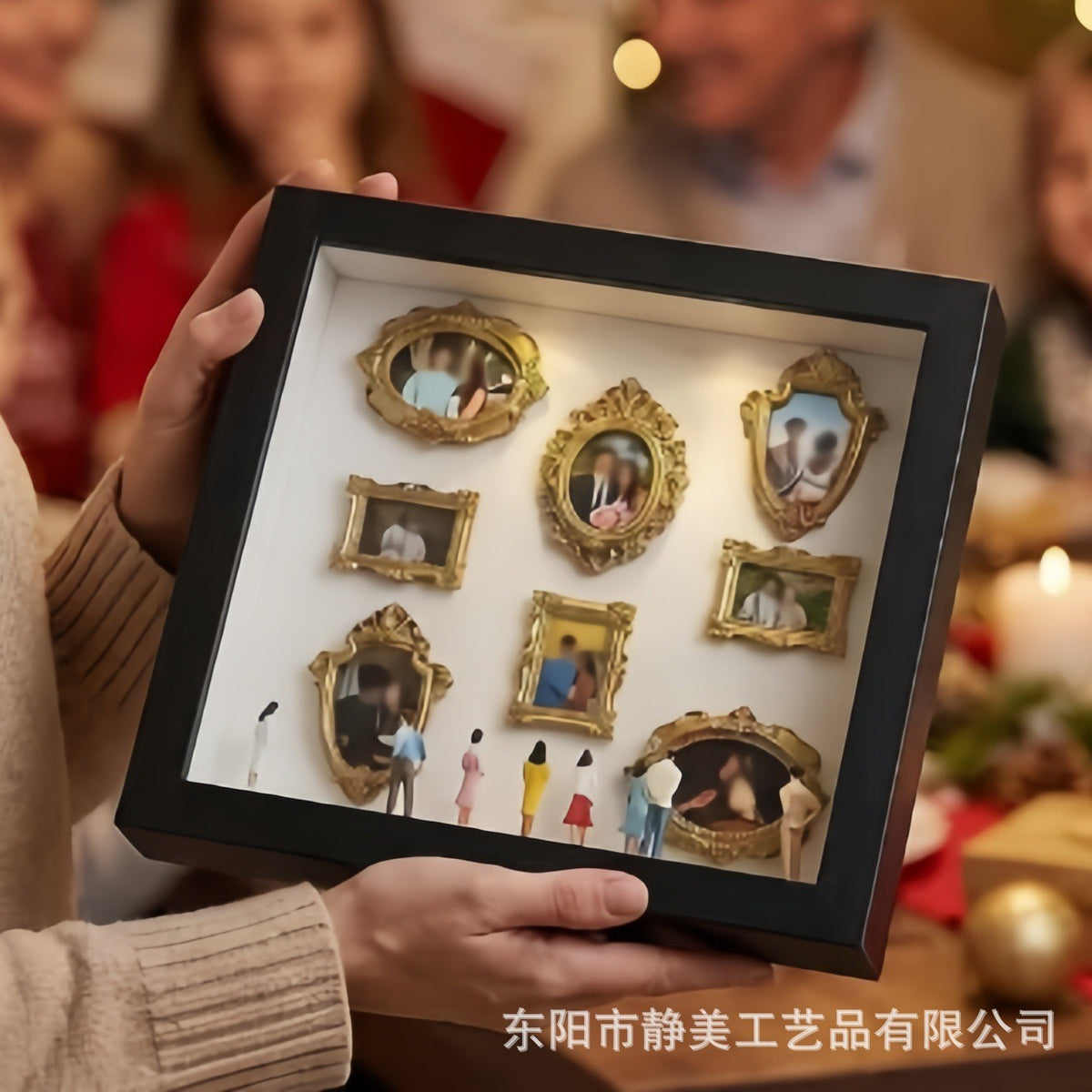 3D Shadow Box Frame for DIY Miniature Scenes and Crafts