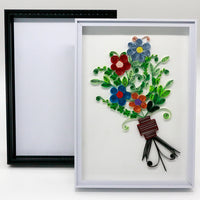 3D Shadow Box Frame for Paper Quilling Art, Dried Flowers, Butterflies, and Nail Art Display