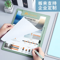 A4 PU Leather Clipboard with Magnetic Closure for Office and Meetings