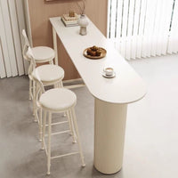 Luxury Slate Bar Table for Home Living Room Kitchen Partition Balcony Wall-mounted High Foot Table