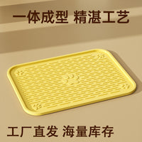 Cat Litter Mat Anti-Tracking Pad for Litter Box, Large Size Pet Feeding Mat