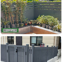Aluminum Alloy Garden Fence Panel Kit for Patio Balcony Railing