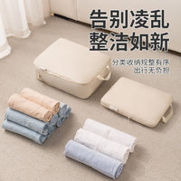 Travel Storage Bags for Clothes, Compression Packing Cubes for Luggage, Portable Organizer Set for Travel and Business Trips