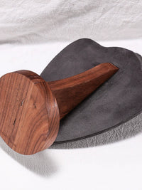 Walnut Wood Necklace Display Bust for Jewelry Store Window