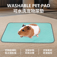 Washable Guinea Pig Pee Pad Reusable Absorbent Pet Cage Liner