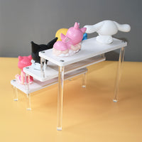 Acrylic Tiered Display Stand for Bracelets, Rings, Figurines, and Blind Boxes