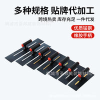 Blue Tempered Manganese Steel Plastering Trowel for Wall Smoothing and Putty Scraping