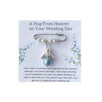 Pearl Angel Wing Brooch Pin for Weddings and Anniversaries