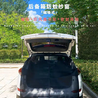 Magnetic Car Window Screens for Mosquito Protection and Sun Shade, SUV/MPV Tailgate Ventilation Net