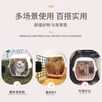 Portable Pet Carrier for Cats and Small Dogs - Travel Crate for Rabbits and Kittens