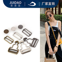 Gourd Buckle Metal Adjuster for Overalls and Garments