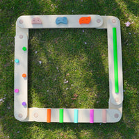 Wooden Early Education Balance Board Sensory Training Set for Kids - Stepping Stones and Parent-Child Toy