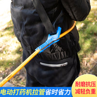 High-Pressure Spray Hose Puller with Shoulder Pad or Waist Belt for Agricultural Use
