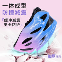 Indini Kids' Integrated Cycling Helmet for Roller Skating and Skateboarding, Boys and Girls