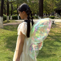 Iridescent Butterfly Wings Balloon for Kids' Birthday Parties & Photo Props