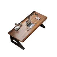Solid Wood Computer Desk with K/O-Legs for Home Office Gaming and Study