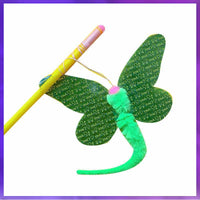 Amy Carol Insect Feather Teaser Wand for Cats
