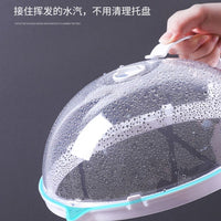 Microwave Food Cover with Steam Vent, Reusable Splatter Guard for Heating and Fresh-Keeping