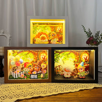 Starry Heartbeat Blind Box Display Case with Touch Light for DIY Scenes and Collectibles