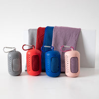 Portable Silicone Cooling Towel for Sports, Fitness, Travel, and Outdoor Activities
