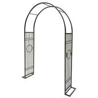 Chinese Style Garden Arch Trellis for Climbing Plants, Roses, and Grapes