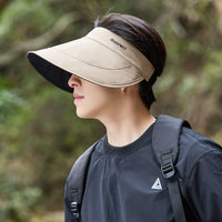 Wide Brim Sun Visor for Outdoor Sports and Fishing - UV Protection, Adjustable, Empty Top Design