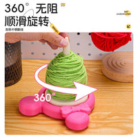 Hand-Cranked Yarn Ball Winder for Home Use, Detachable Manual Wool Winder for Knitting and Crocheting