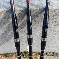 Carbon Fiber Telescopic Fishing Rod with Luminous Soft Tail for Sea Fishing and Rock Fishing