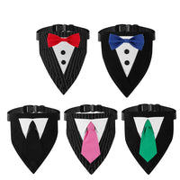 Pet Dog Bandana with Bow Tie Collar for Wedding Party