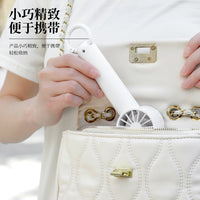 Portable USB Rechargeable Handheld Mini Fan with Digital Display or Cooling Function