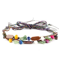Bohemian Retro Shell Ethnic Style Hat Band for Straw Hats, Fedoras, Cowboy Hats, Bag Decoration Chain