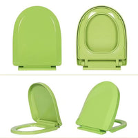 Kids Soft Close Toilet Seat with Slow Lowering Hinge for Toddlers and Children, Bottom Mounted
