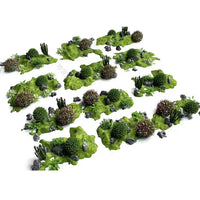 Sloped Terrain Garden Landscape Design SU Model for Parks and Green Spaces
