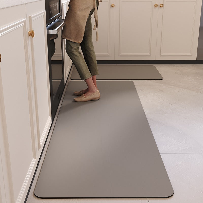 Diatomaceous Earth Soft Bath Mat Quick Dry Non-Slip Absorbent Floor Mat for Bathroom Kitchen