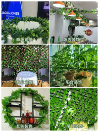 Artificial Ivy Vine for Pipe Decoration and Concealment, Faux Greenery Garland