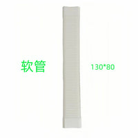 White PVC Air Conditioner Line Set Cover Kit for Outdoor Units